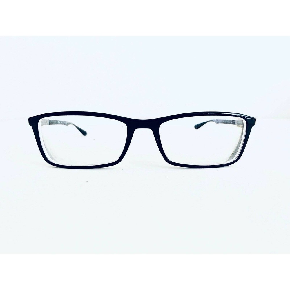 Rayban Black Thin Rectangular Glasses - image 2